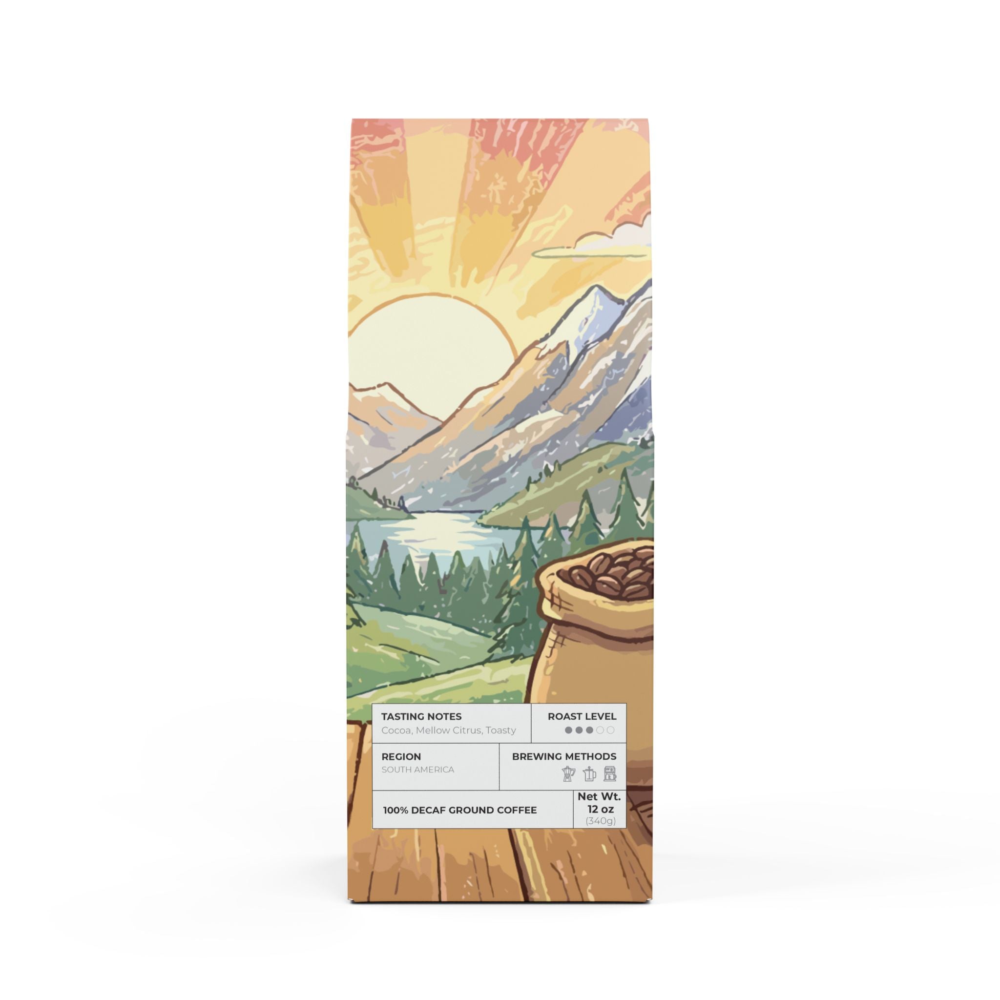 Grumpy Furry | Trapper Peak Decaf Coffee Blend (Medium Roast)