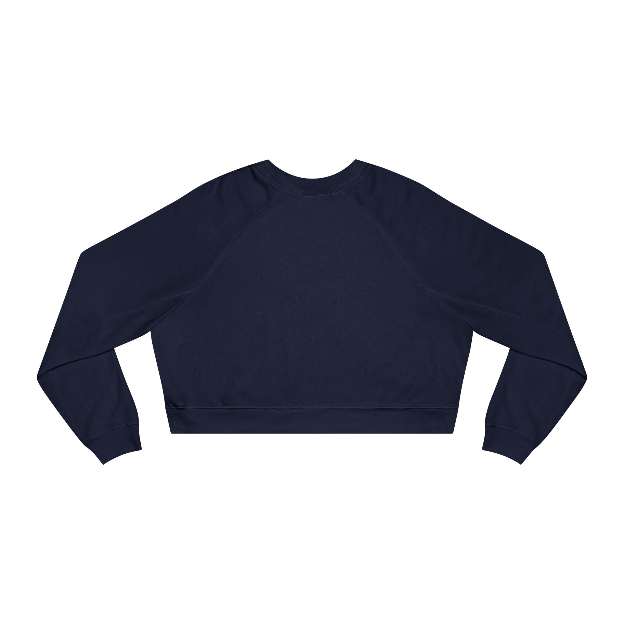 Winter Cropped Pullover | Pastel Lucky Cat Snowball Graphic