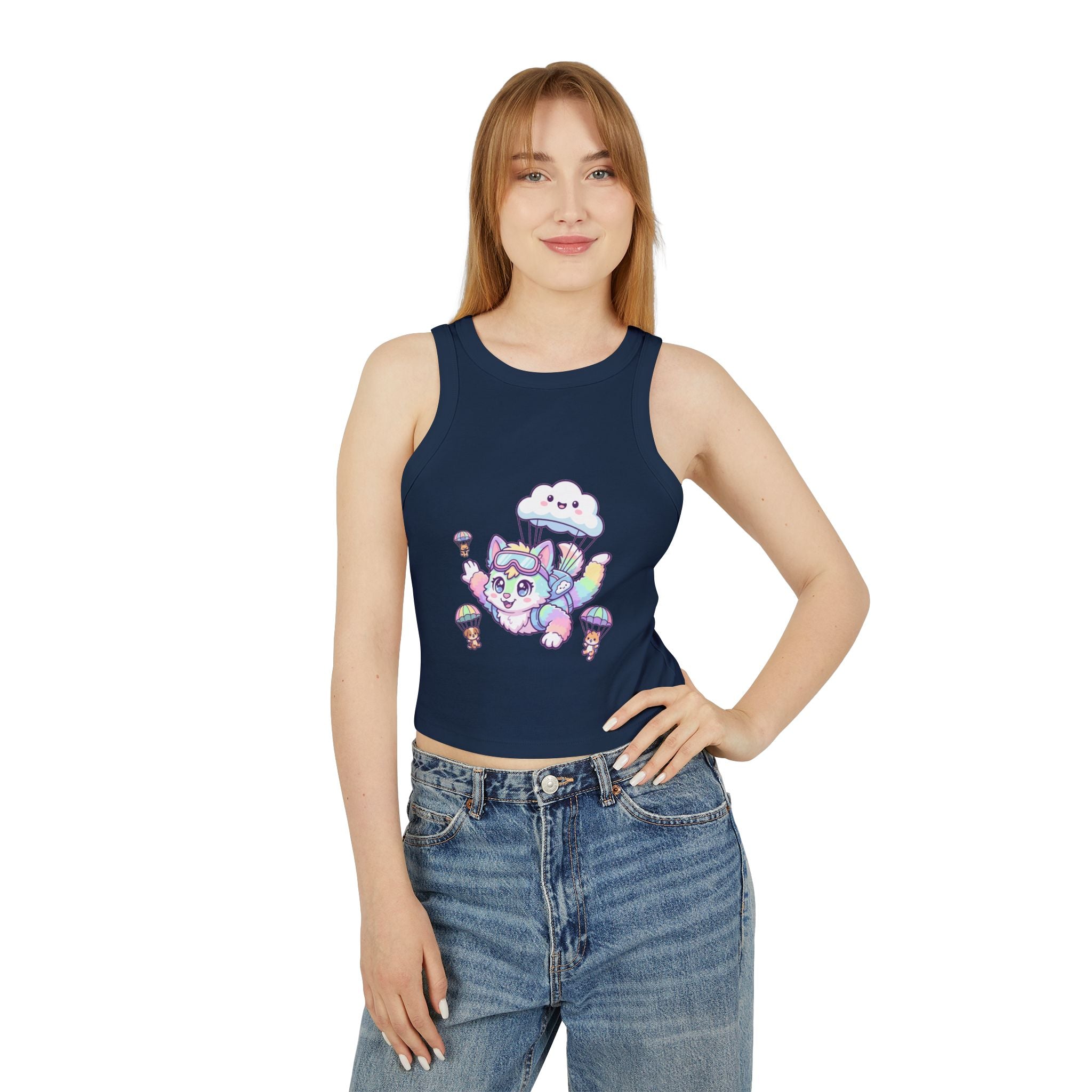 Kawaii Pastel Sky Kitty Tank