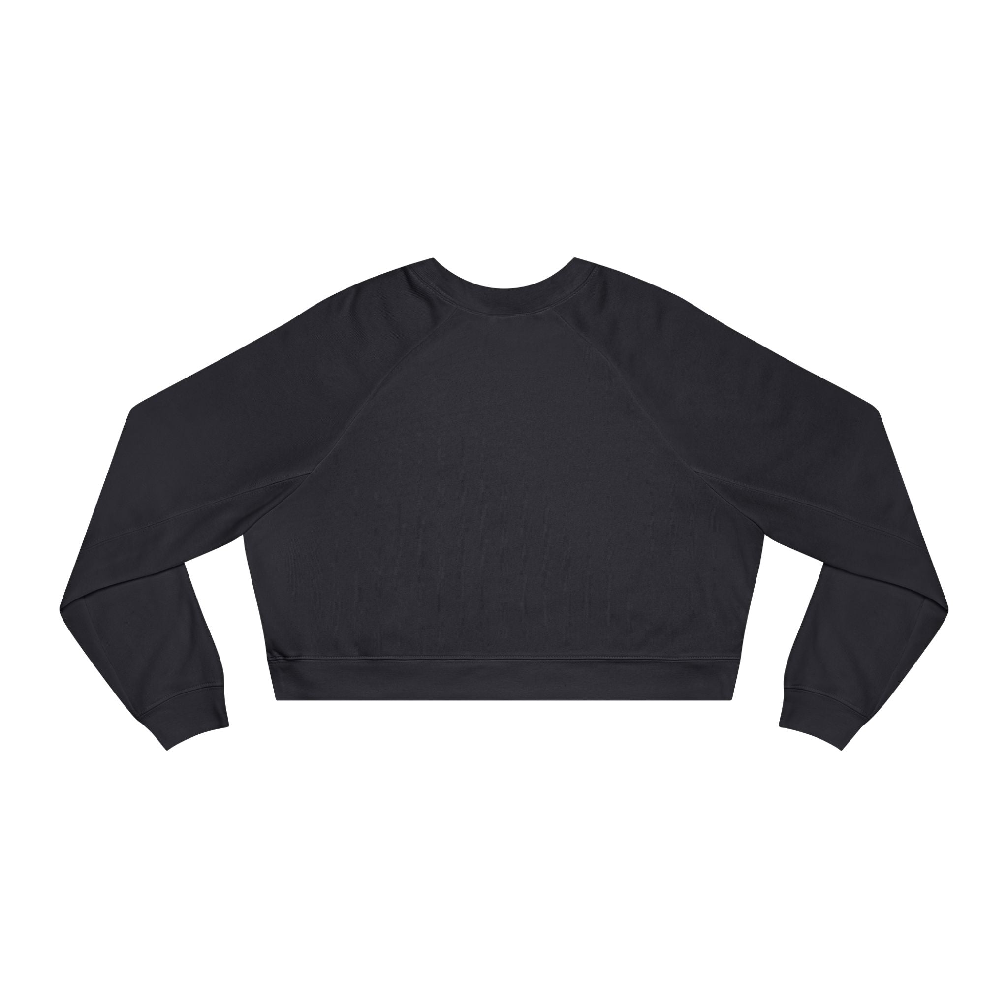Winter Cropped Pullover | Pastel Lucky Cat Snowball Graphic