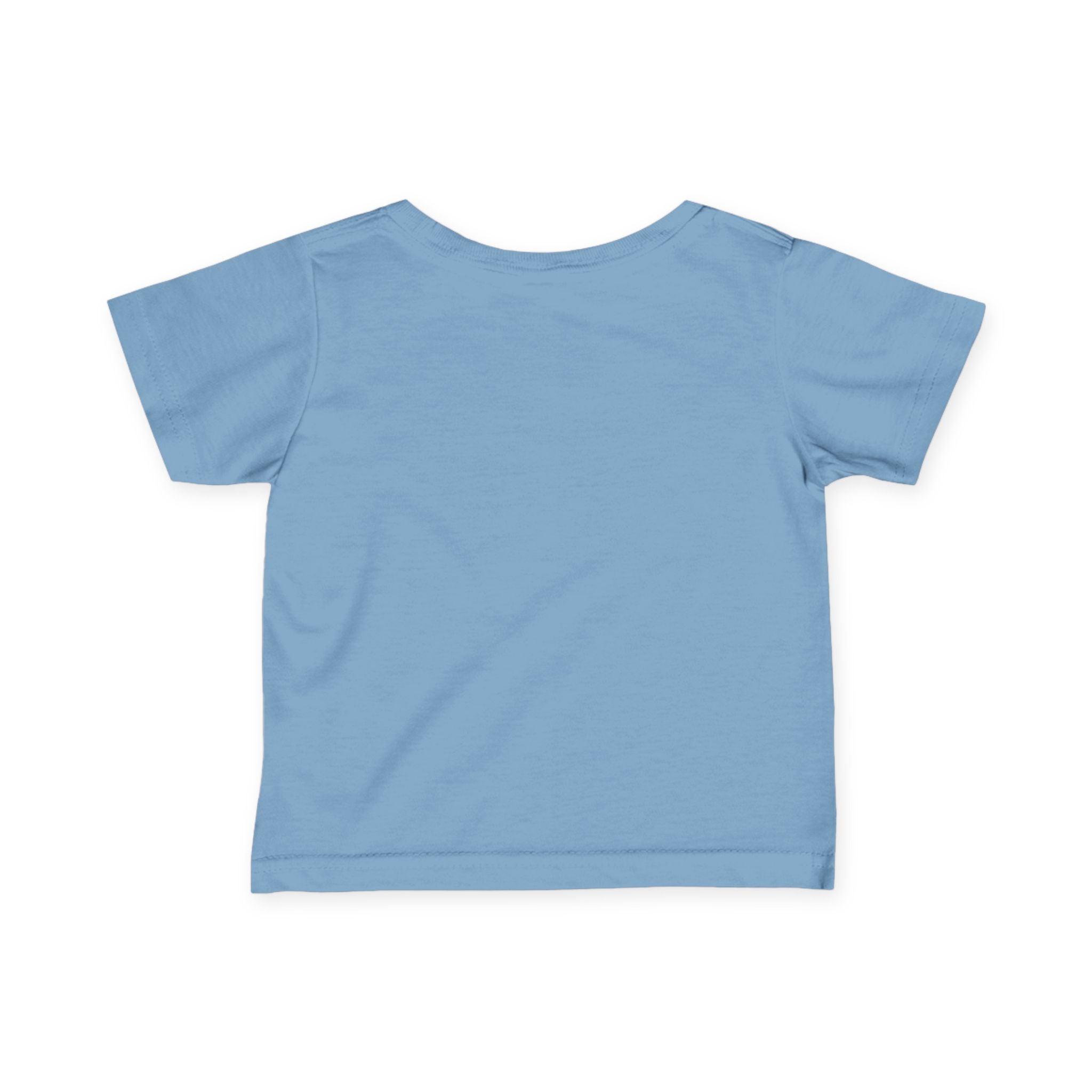 Pastel Rainbow Kitten Infant Tee – Cute Kitty with Toy Blocks