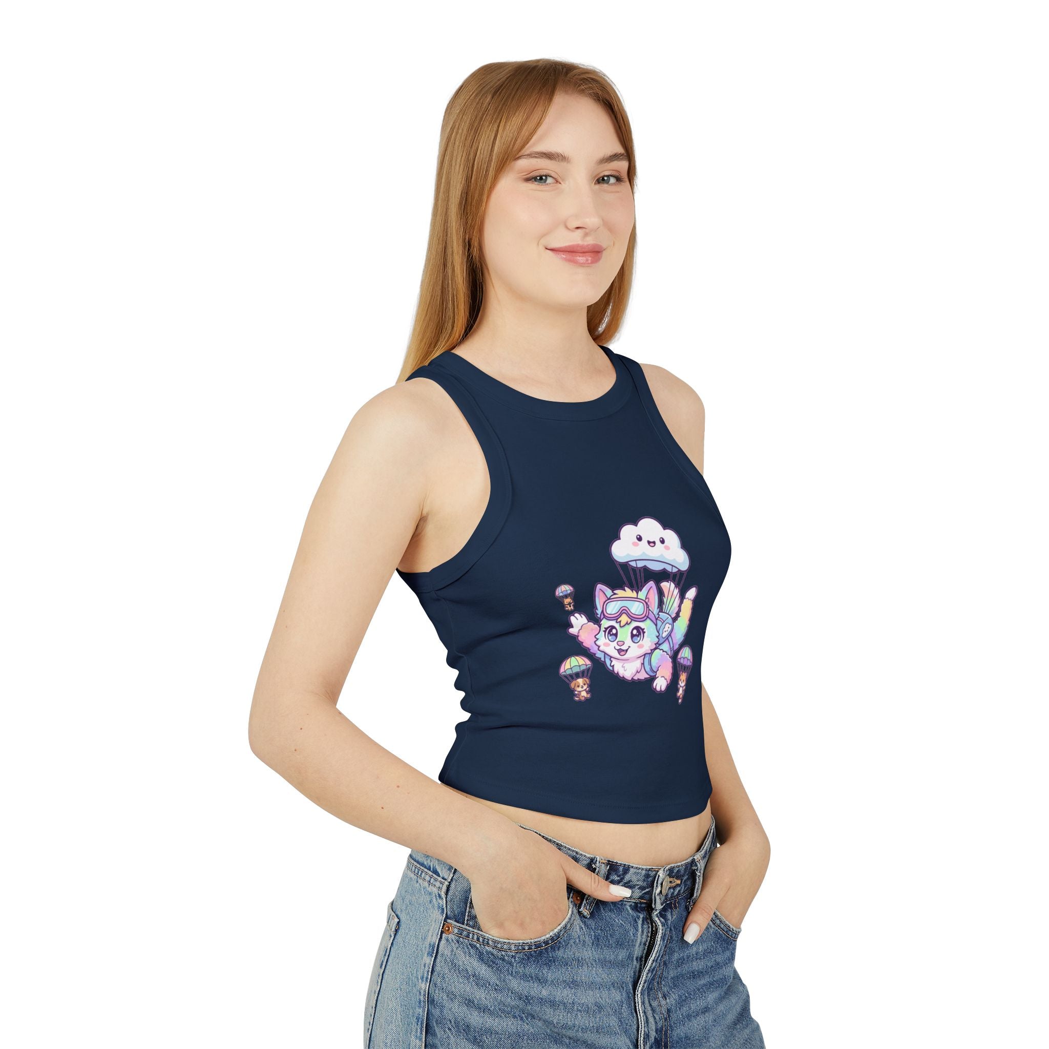 Kawaii Pastel Sky Kitty Tank