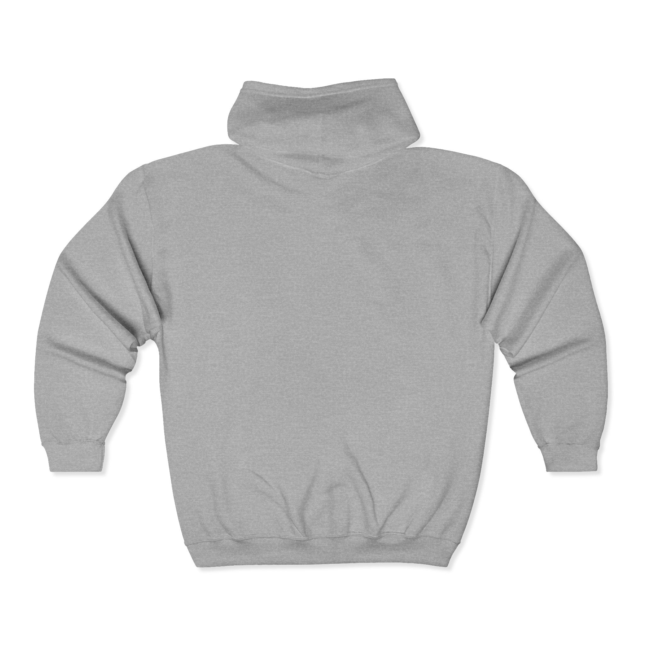 Bad Fur Day Neon Rainbow Furry Full-Zip Hoodie | Cute Rainbow Cat