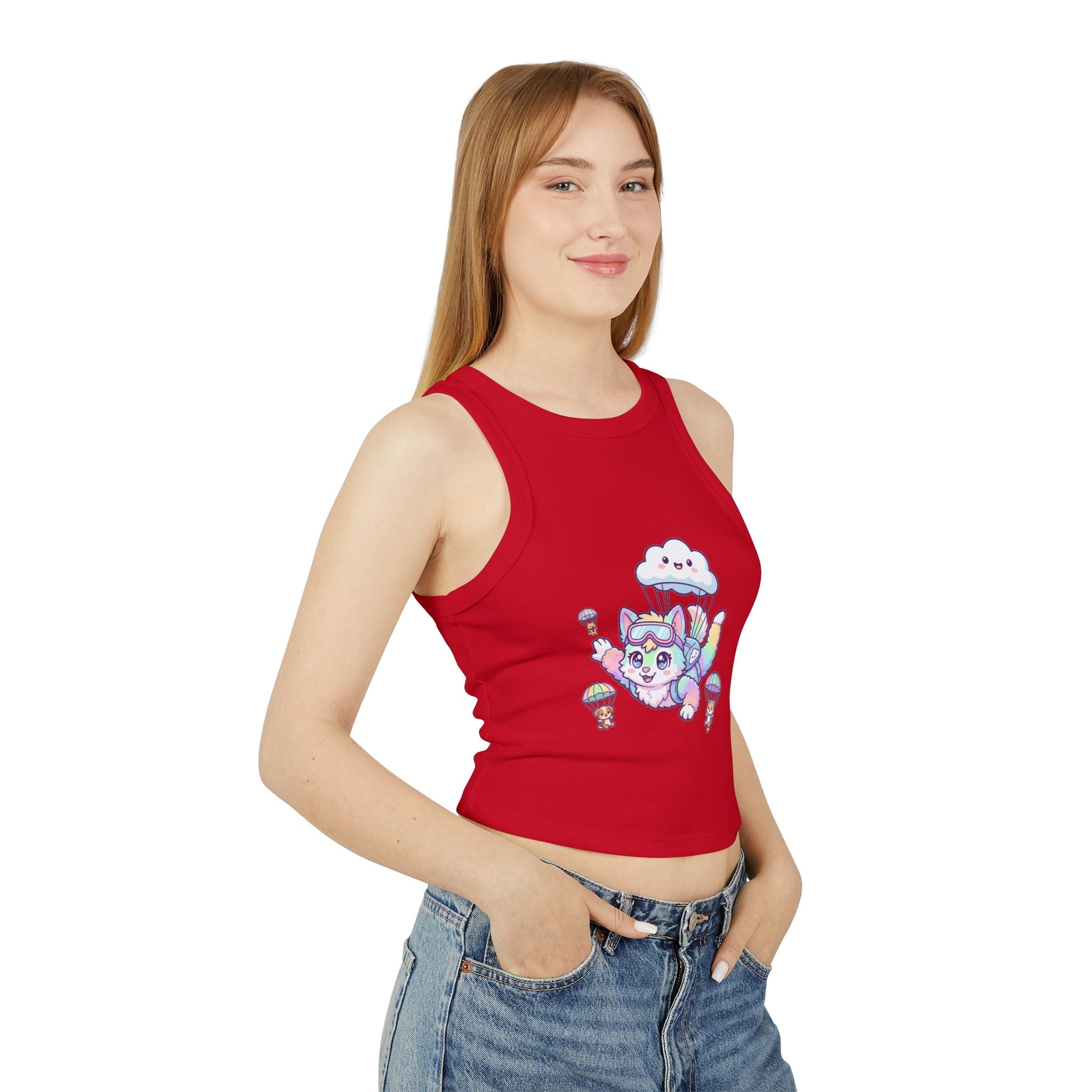 Kawaii Pastel Sky Kitty Tank