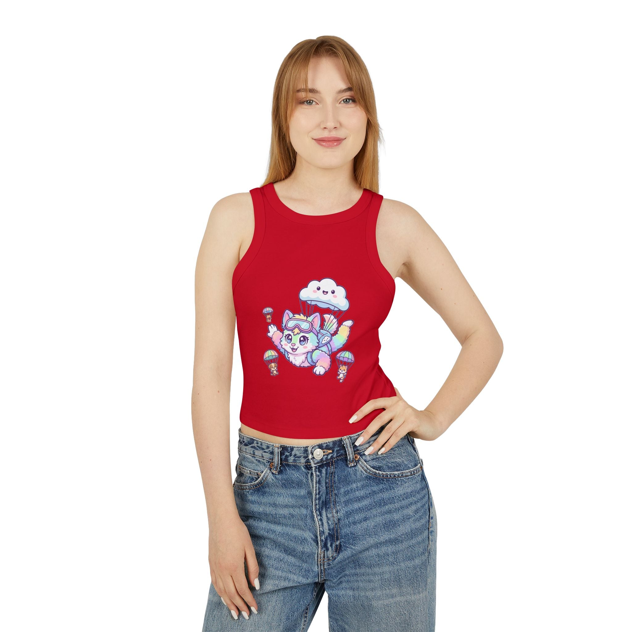 Kawaii Pastel Sky Kitty Tank