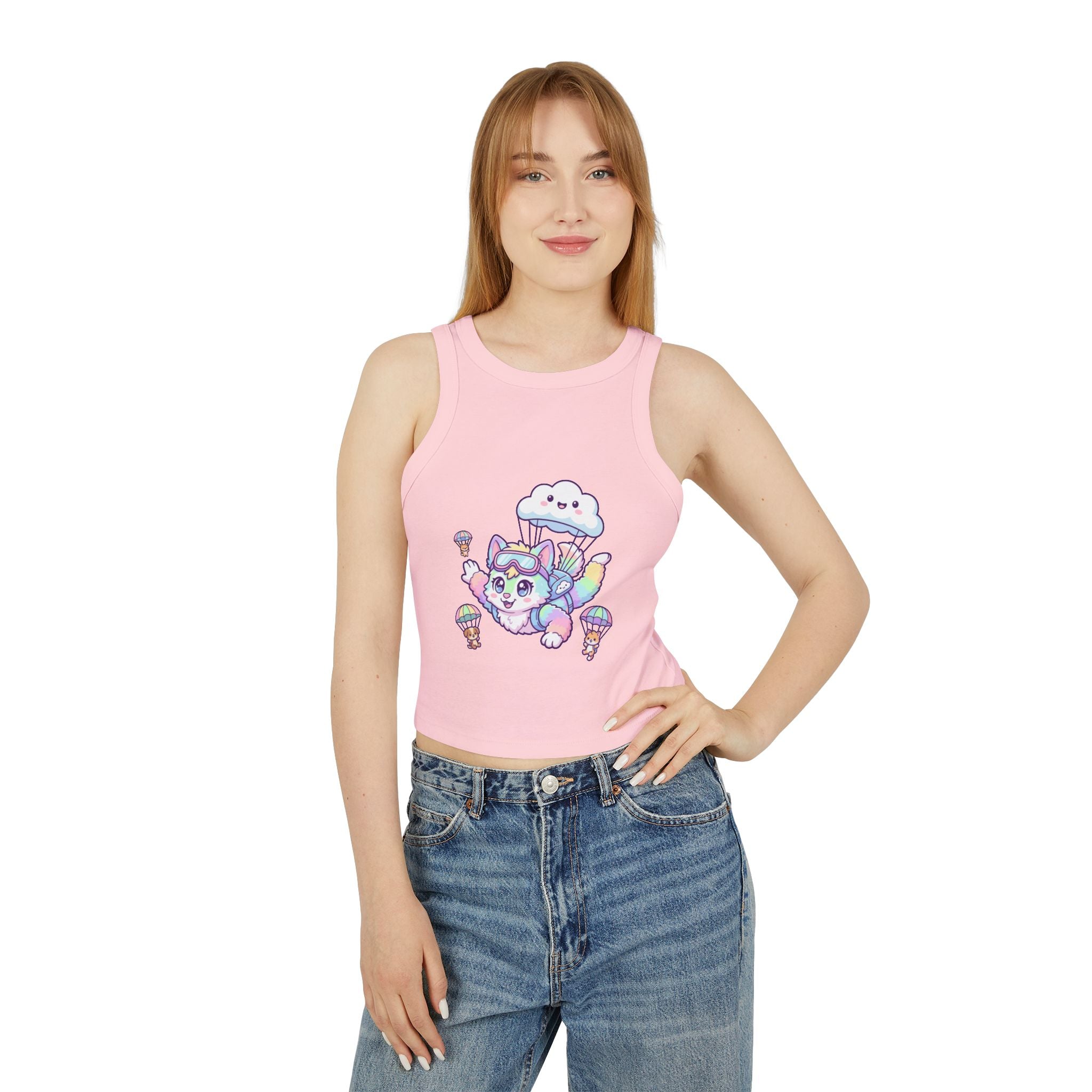 Kawaii Pastel Sky Kitty Tank