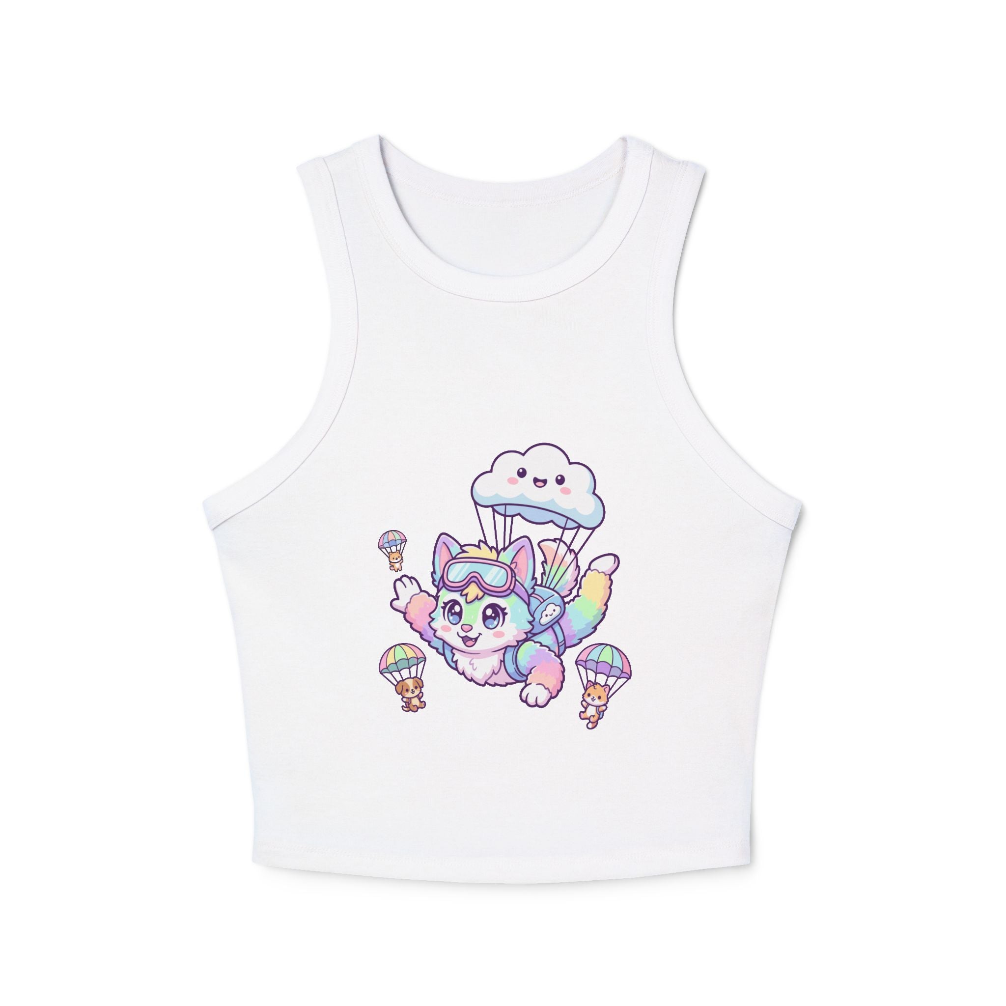 Kawaii Pastel Sky Kitty Tank