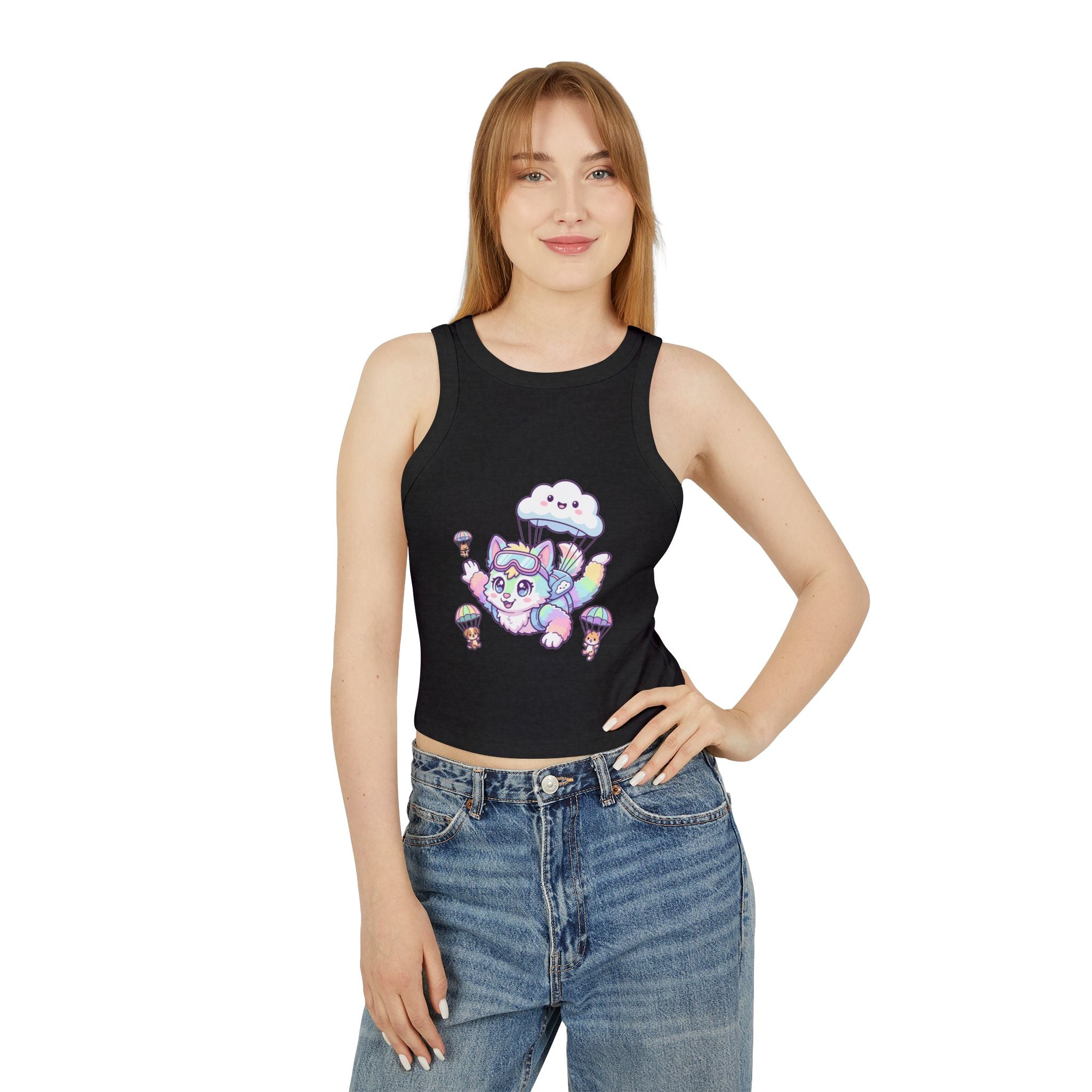 Kawaii Pastel Sky Kitty Tank