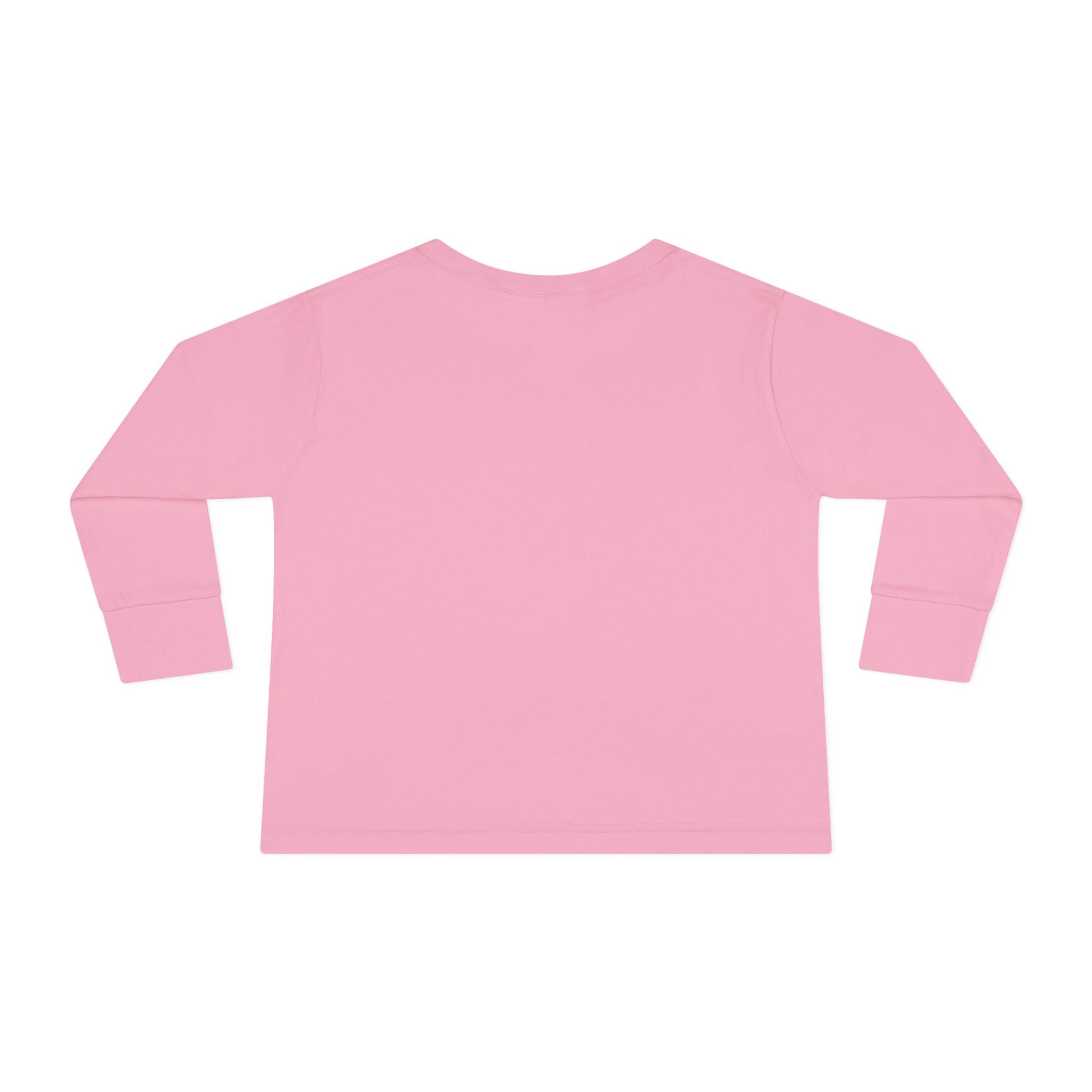 Toddler Long Sleeve Tee — "Bad Fur Day" Rainbow Roller Fox Kids Shirt