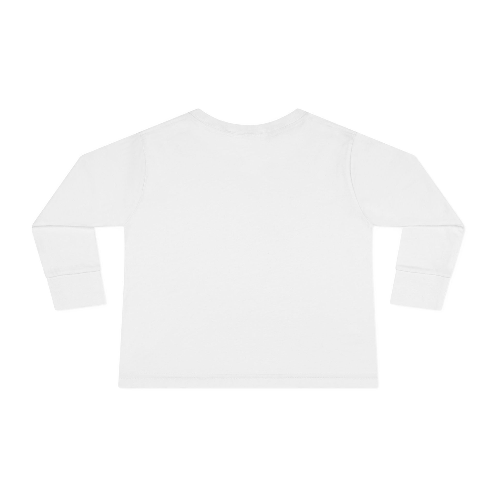 Toddler Long Sleeve Tee — "Bad Fur Day" Rainbow Roller Fox Kids Shirt