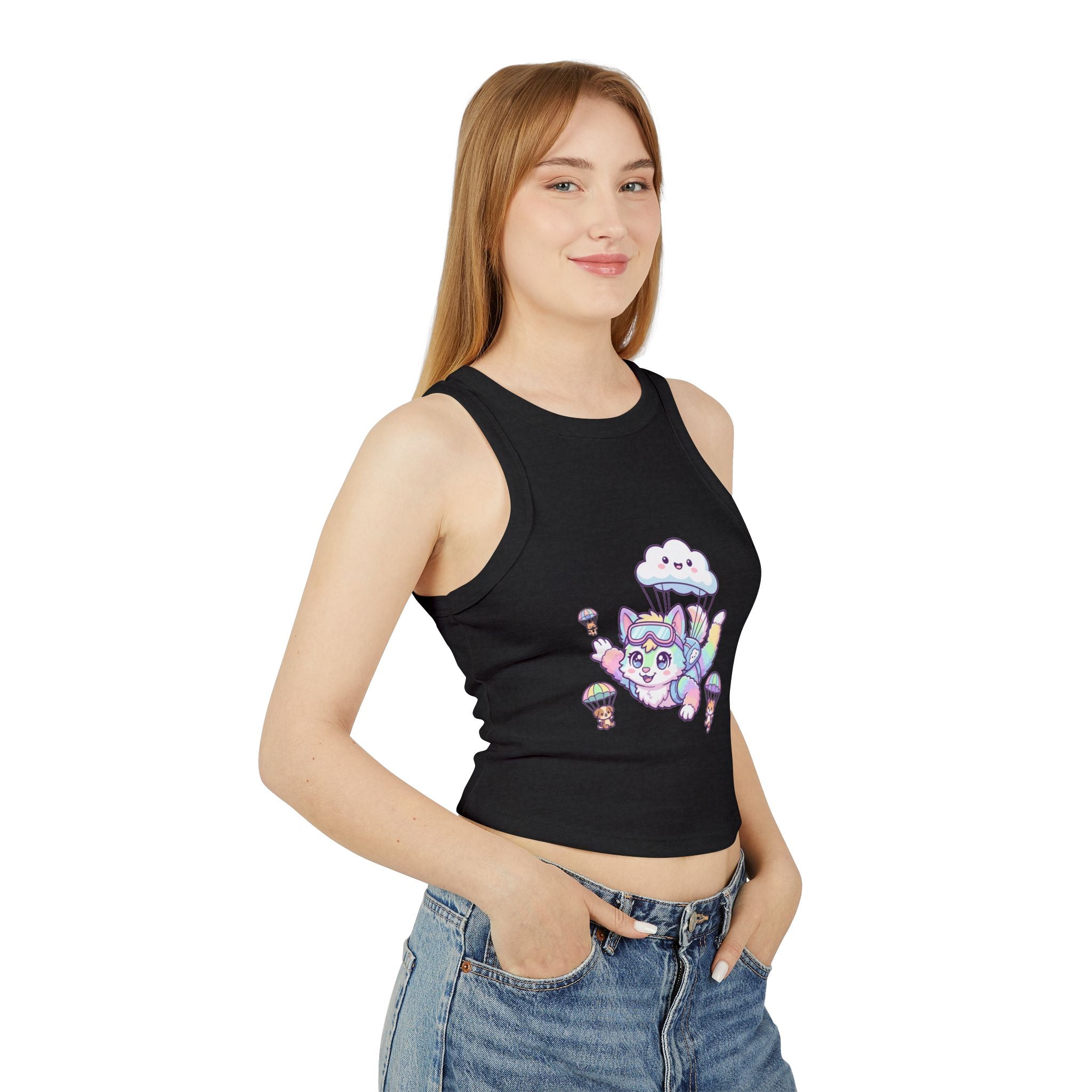 Kawaii Pastel Sky Kitty Tank